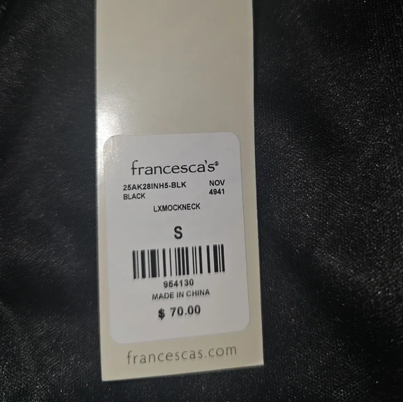 Francesca Black Dress - Picture 3 of 5